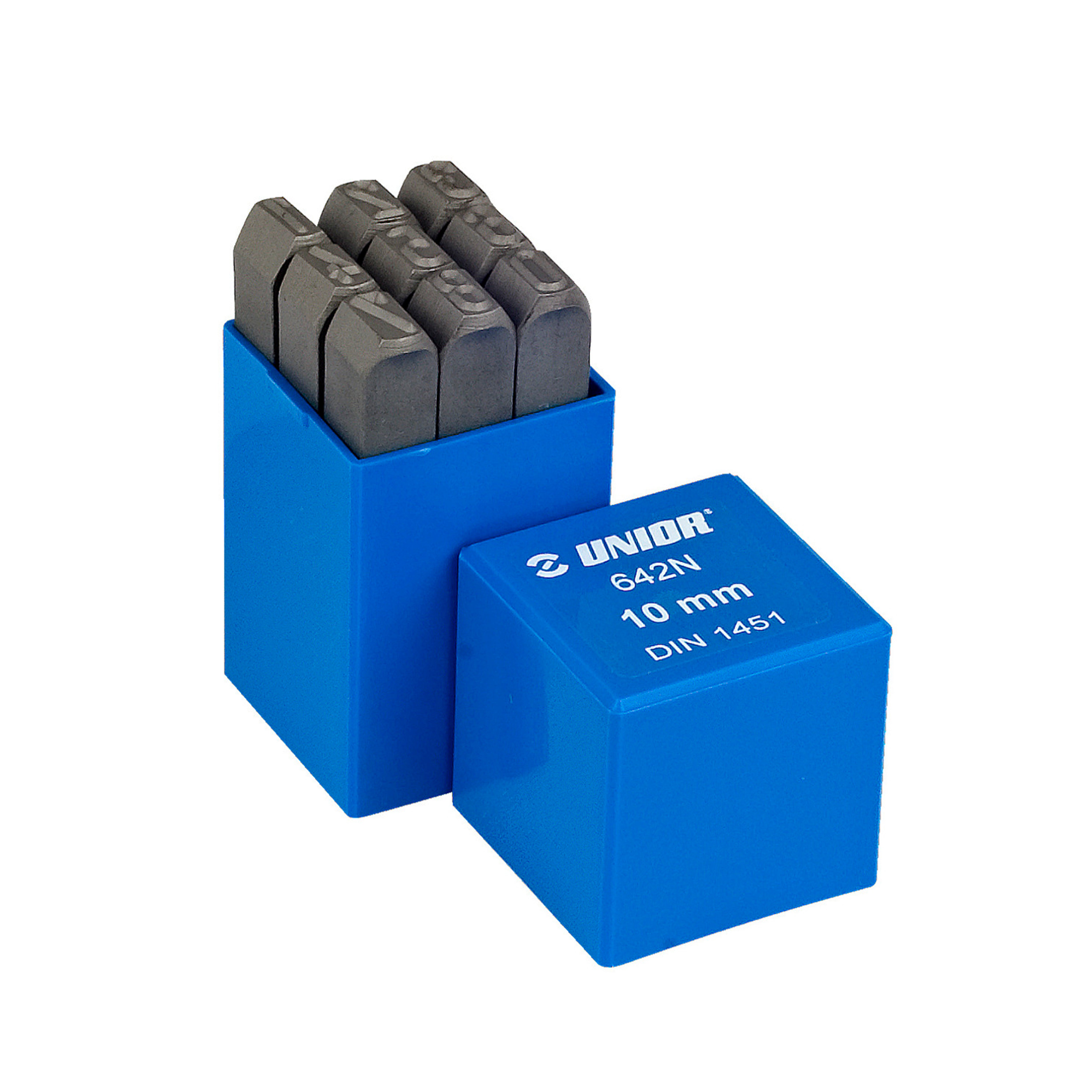 Set of number steel punches 642NPB 6