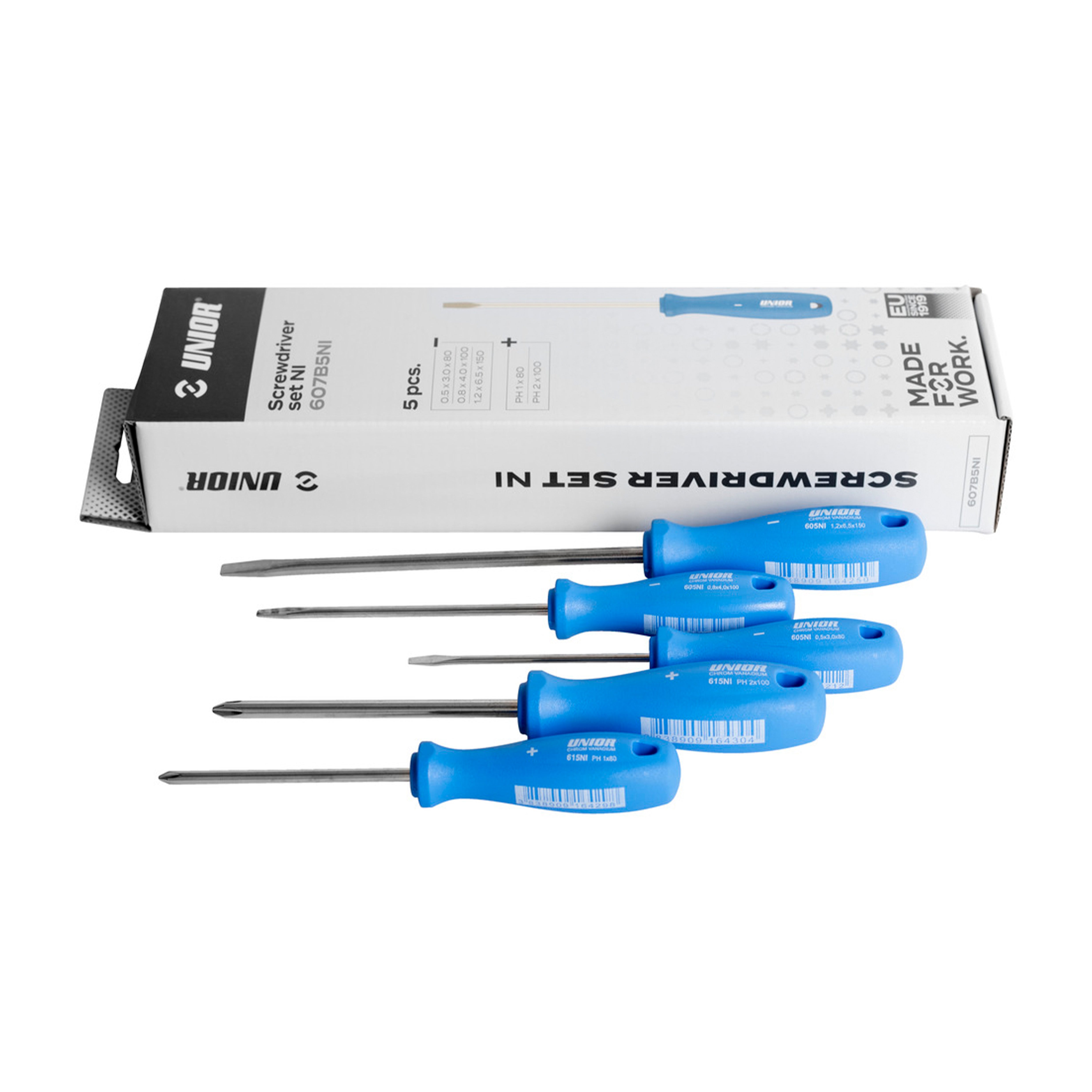 Set of screwdrivers NI 607B5NI /5