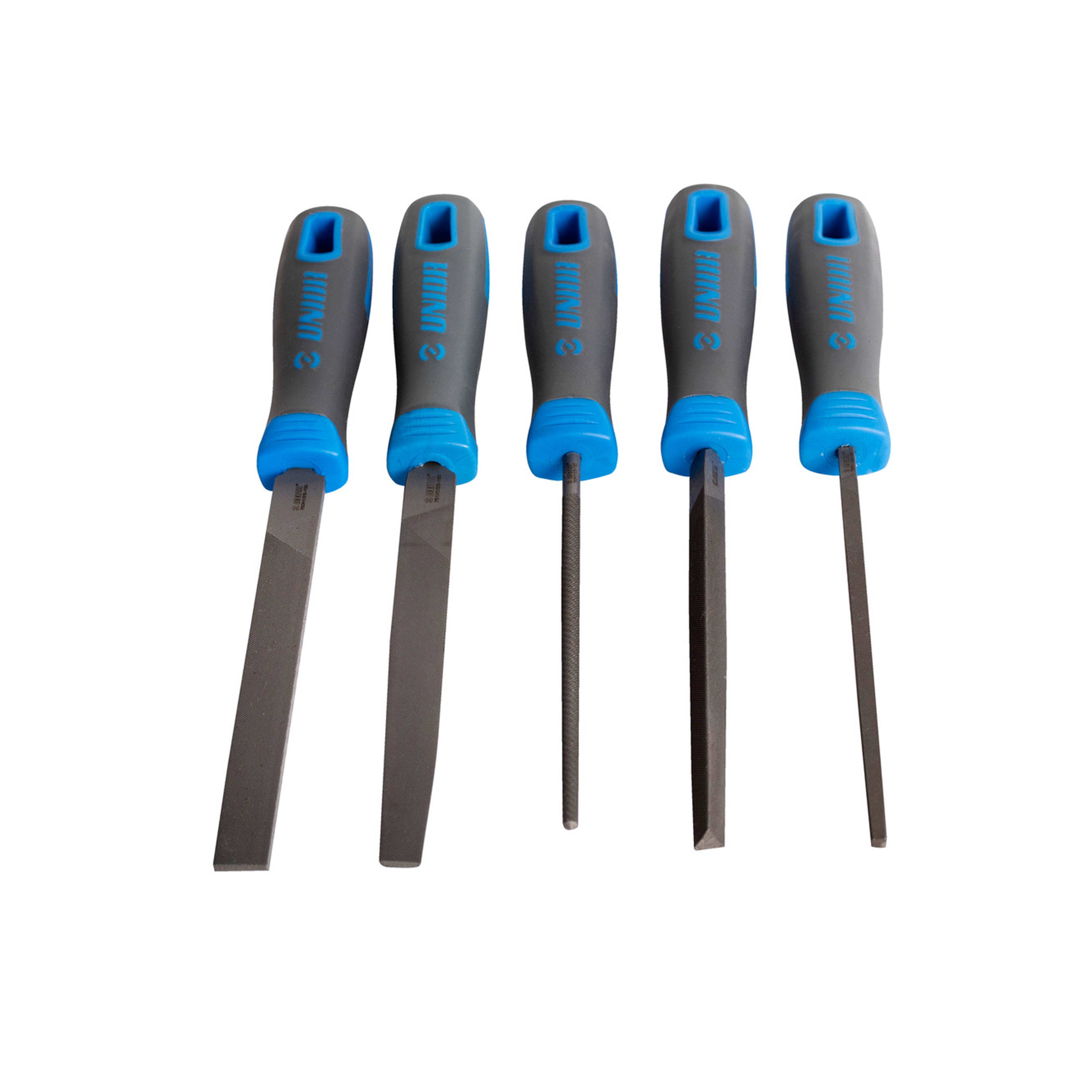 Set of files, half smooth in carton box 762/5 1/2S 200 /5