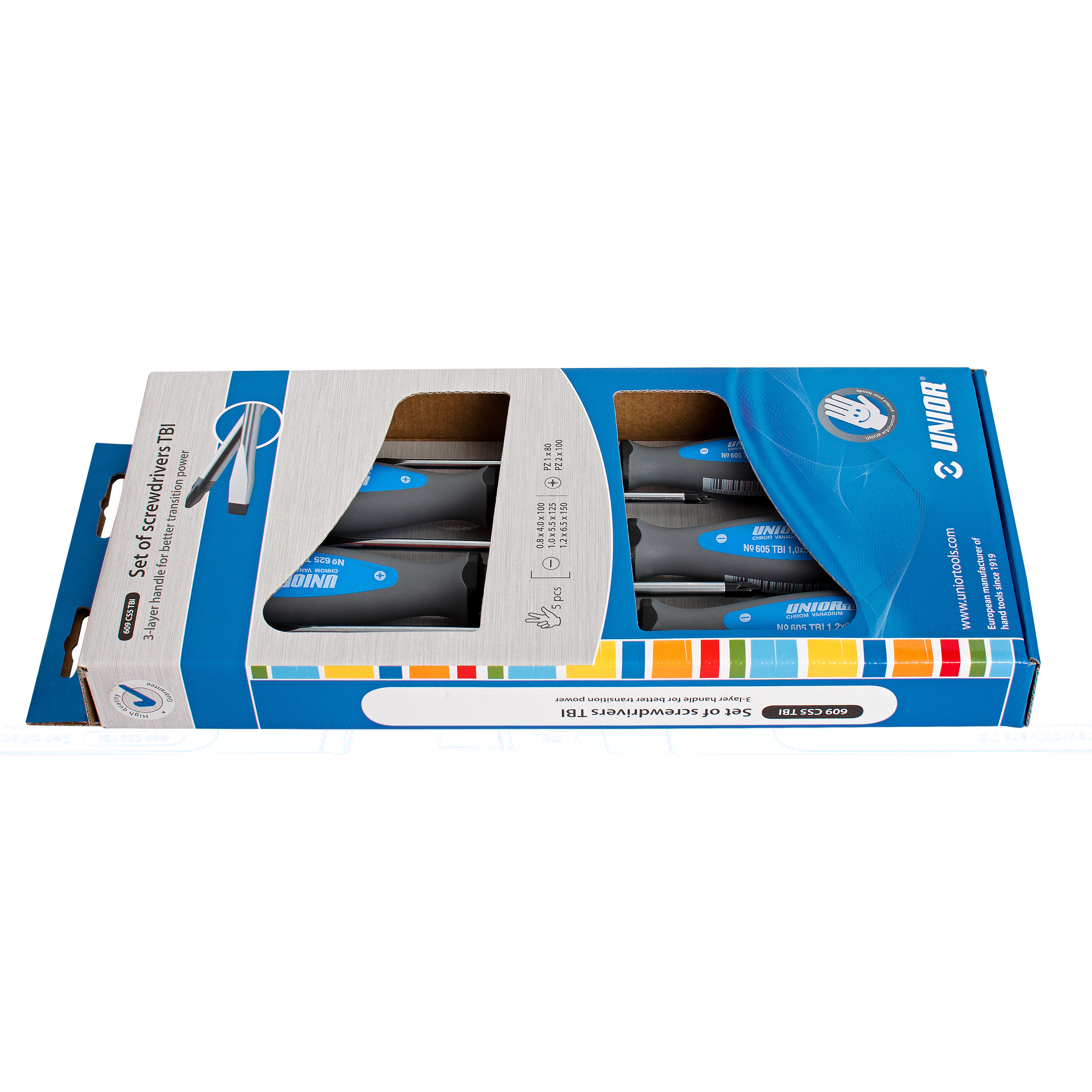 Set of screwdrivers TBI 609CS5TBI /5