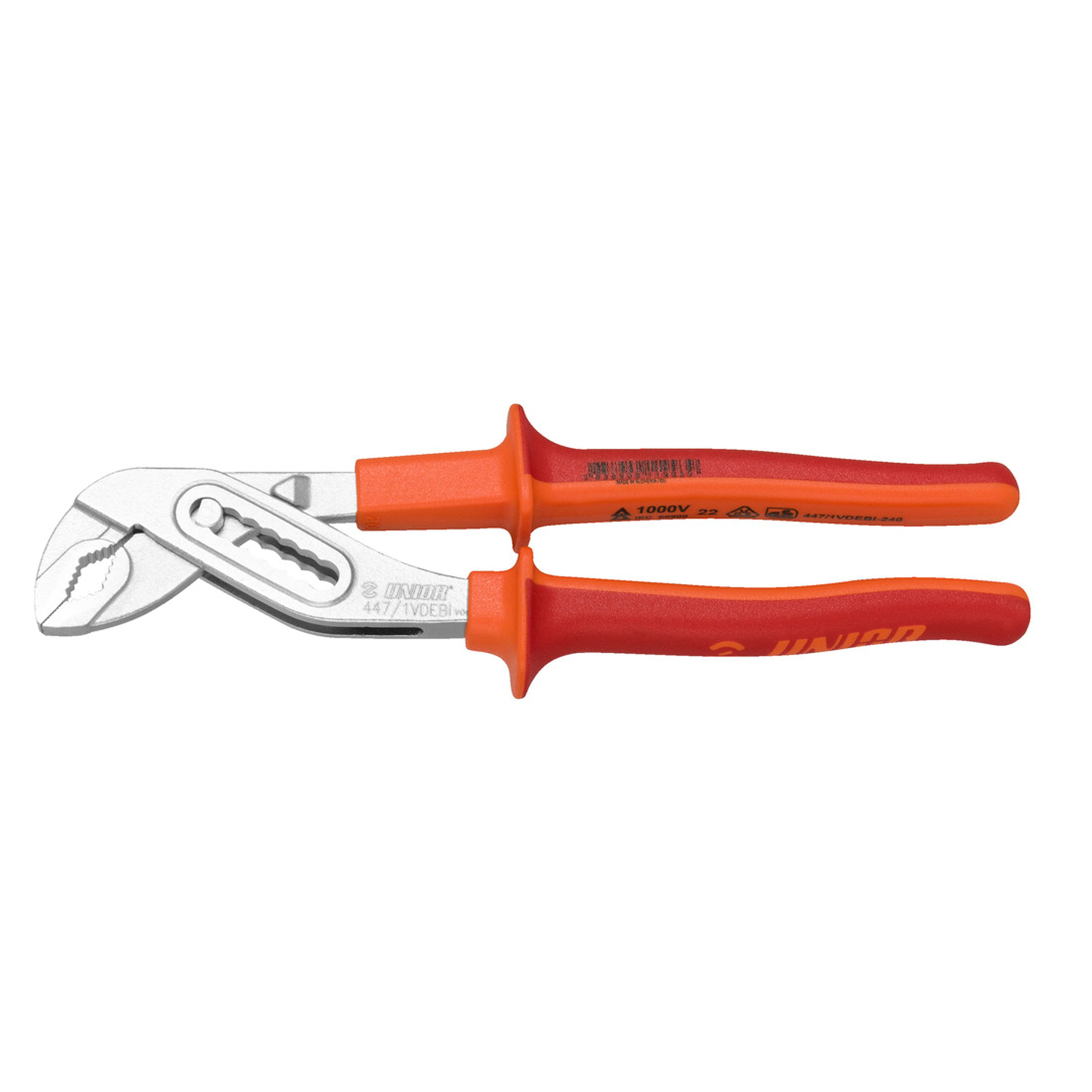 Insulated waterpump box joint pliers 447/1VDEBI 240
