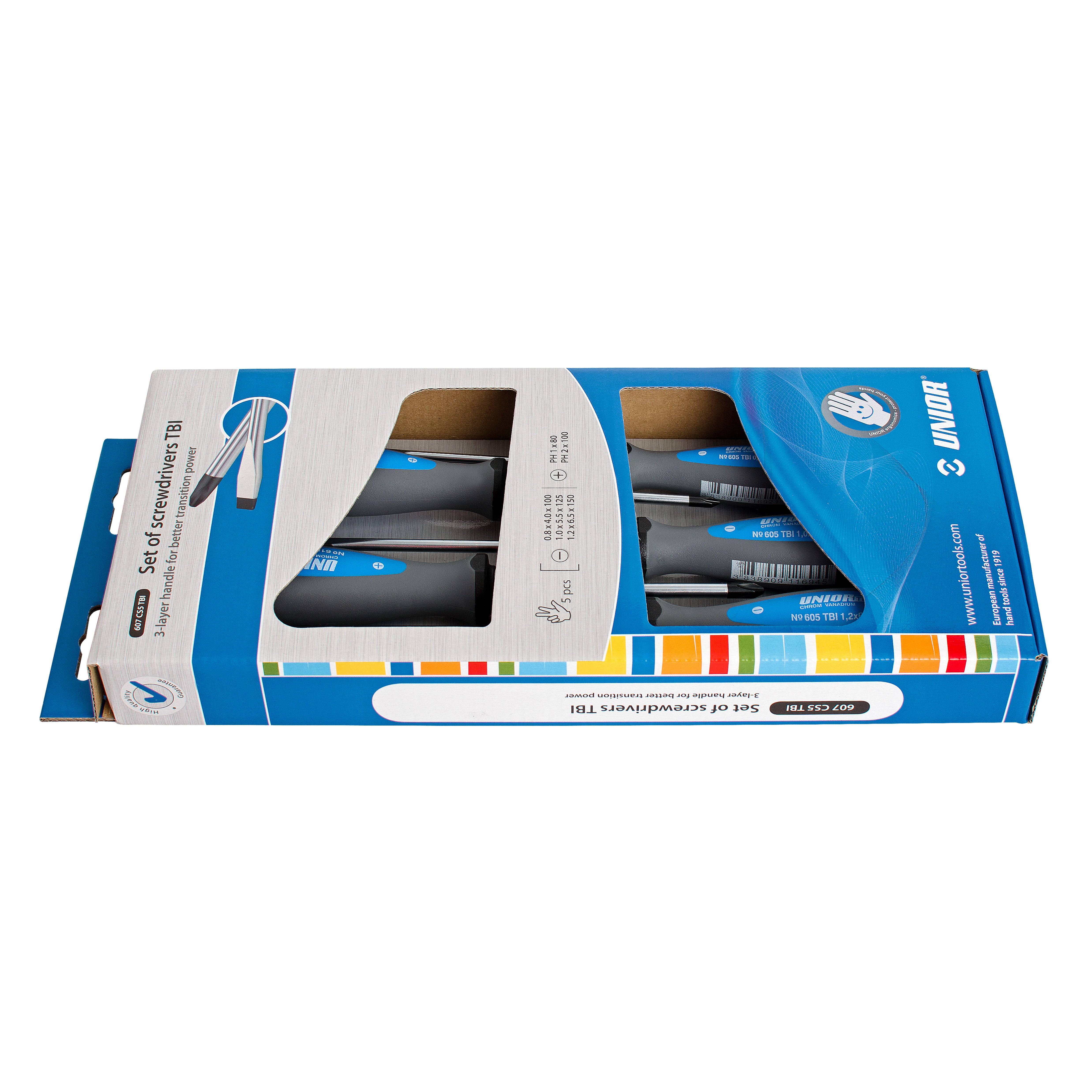 Set of screwdrivers TBI 607CS5TBI /5