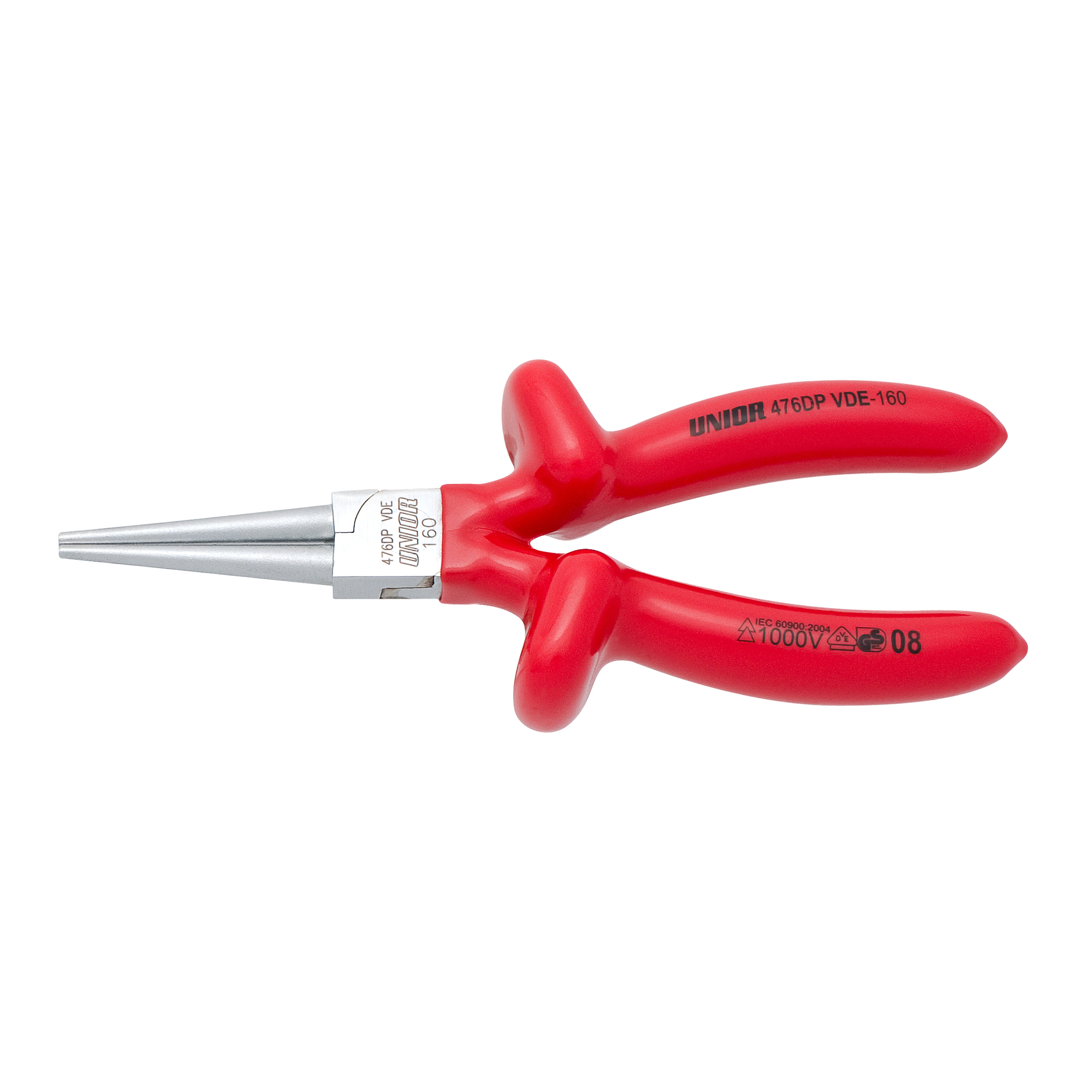 Long round nose pliers 476/1VDEDP 140
