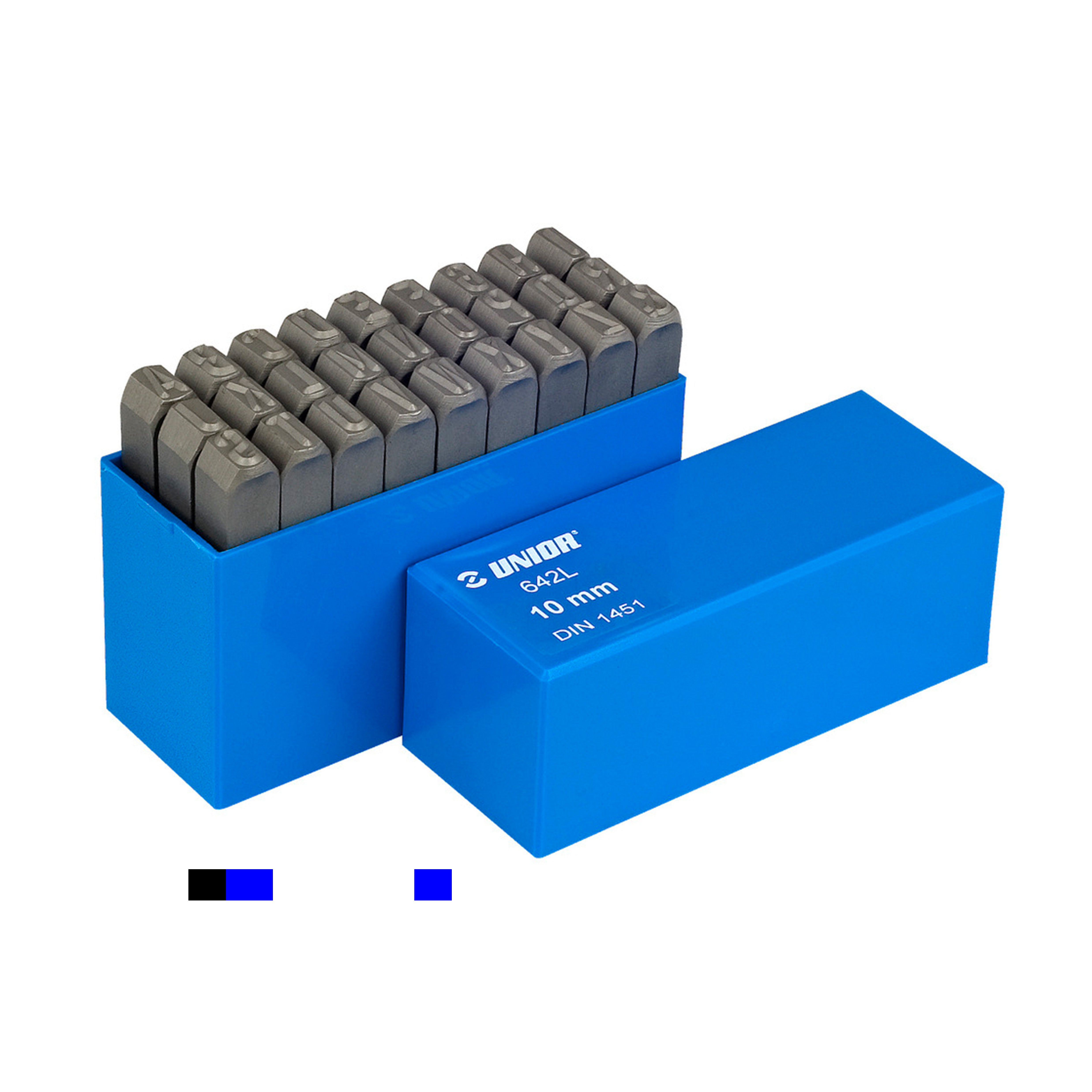 Set of letter steel punches 642LPB 6